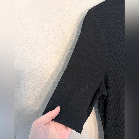 Old Navy | Ribbed Mock Neck Midi Sweater Dress - Picture 2 of 5